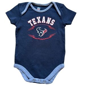 NFL Houston Texans Infant Bodysuit - Navy and Red Baby size 12M